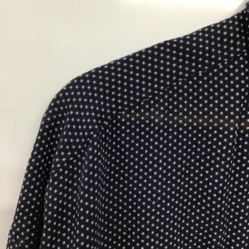 マカフィー MACPHEE シャツ、ブラウス 長袖 38 総柄 紺 / ネイビー /  レディース USED 古着 中古 10148602
