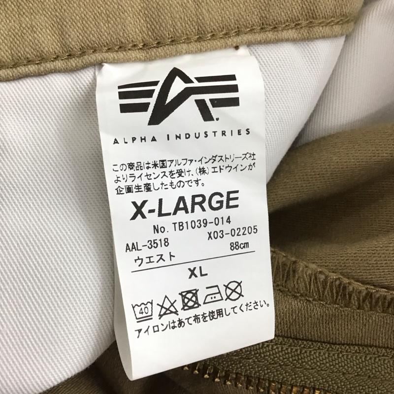 アルファ ALPHA パンツ ワークパンツ、ペインターパンツ ワークパンツ ミリタリーパンツ ワイドパンツ XL 無地 ベージュ / ベージュ /  メンズ USED 古着 中古 10137770