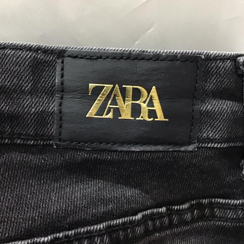 ザラ ZARA パンツ デニム、ジーンズ デニムパンツ スリムパンツ ストレッチパンツ ジーンズ 36インチ 無地 黒 / ブラック /  レディース USED 古着 中古 10118560