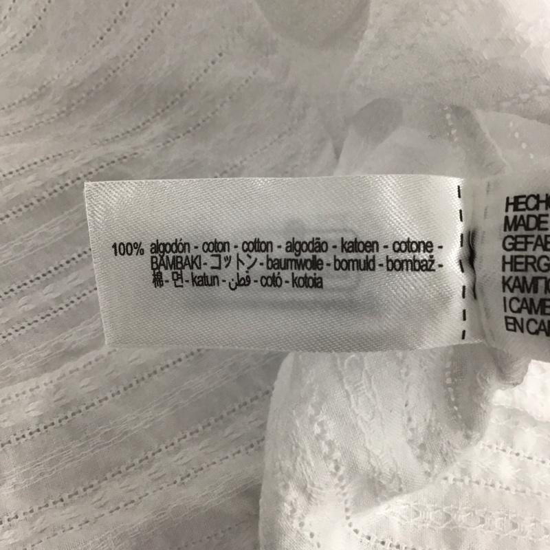 ザラ ZARA シャツ、ブラウス 長袖 S 無地 白 / ホワイト /  レディース USED 古着 中古 10140396