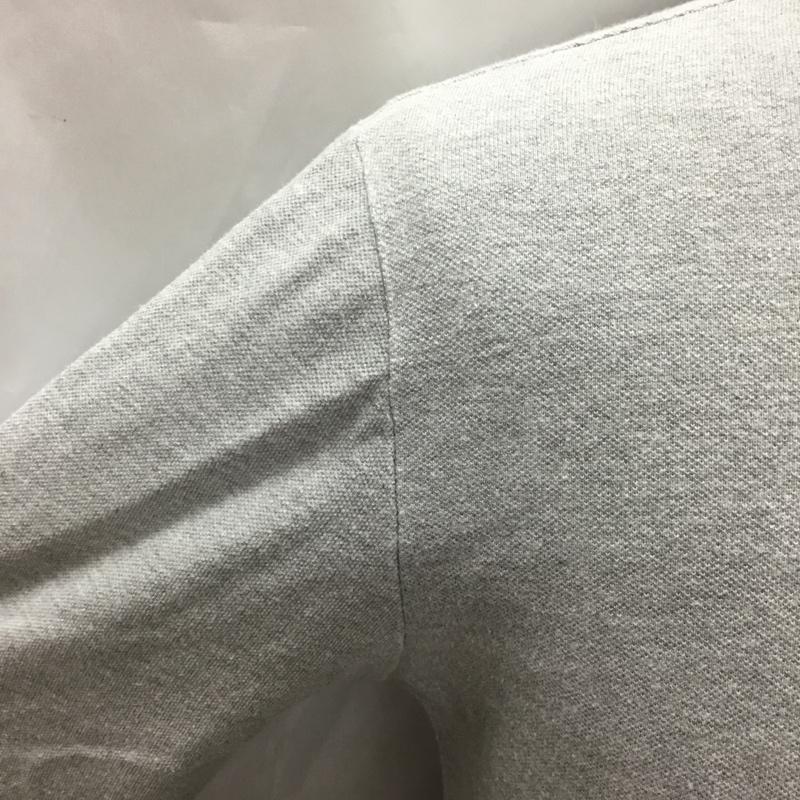 ラコステ LACOSTE ポロシャツ 長袖 5191L ワニ 4 ワンポイント 灰 / グレー /  メンズ USED 古着 中古 10111411