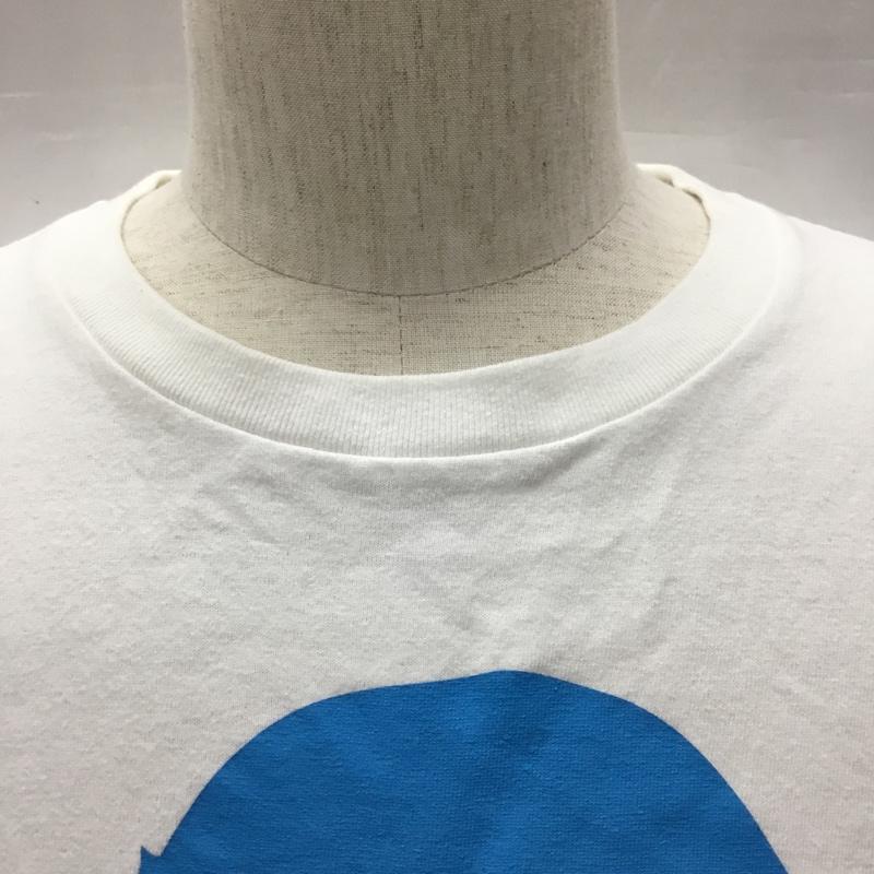 アベイシングエイプ A BATHING APE Tシャツ 半袖 クルーネック APE HEAD L プリント 白 / ホワイト / X 水色 / ライトブルー /  メンズ USED 古着 中古 10119810