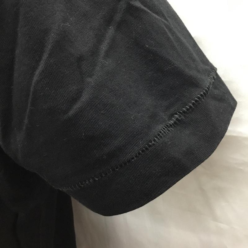 ディーゼル DIESEL Tシャツ 半袖 半袖カットソー プリントTシャツ クルーネックカットソー M ロゴ、文字 黒 / ブラック /  メンズ USED 古着 中古 10118716