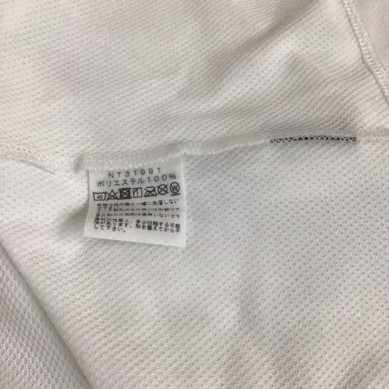 ザノースフェイス THE NORTH FACE Tシャツ 半袖 nt31991 レインボーサークルロゴTシャツ 半袖カットソー プリントTシャツ XL ロゴ、文字 白 / ホワイト /  メンズ USED 古着 中古 10129049