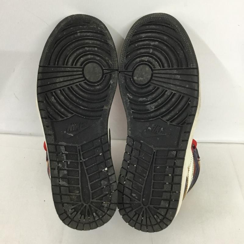 ナイキ NIKE スニーカー スニーカー CD6578-507 AIR JORDAN 1 RETRO HIGH OG DEFIANT 26.5cm 箱有 26.5cm ロゴ、文字 紫 / パープル / X 白 / ホワイト / X キャメル / キャメル /  メンズ USED 古着 中古 10128967