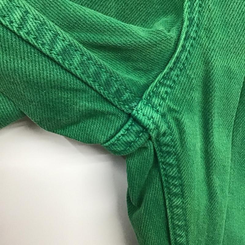 ザラ ZARA パンツ デニム、ジーンズ 32インチ 無地 緑 / グリーン /  レディース USED 古着 中古 10130397
