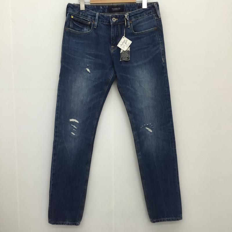 スコッチアンドソーダ SCOTCH＆SODA パンツ デニム、ジーンズ 28 無地 青 / ブルー /  メンズ USED 古着 中古 10110372