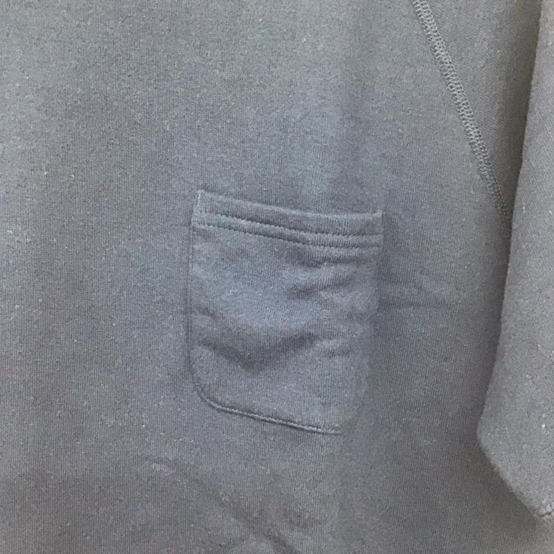 ビームス BEAMS カットソー 半袖 半袖カットソー ラグラン クルーネックカットソー loopwheeler L 無地 紺 / ネイビー /  メンズ USED 古着 中古 10131502