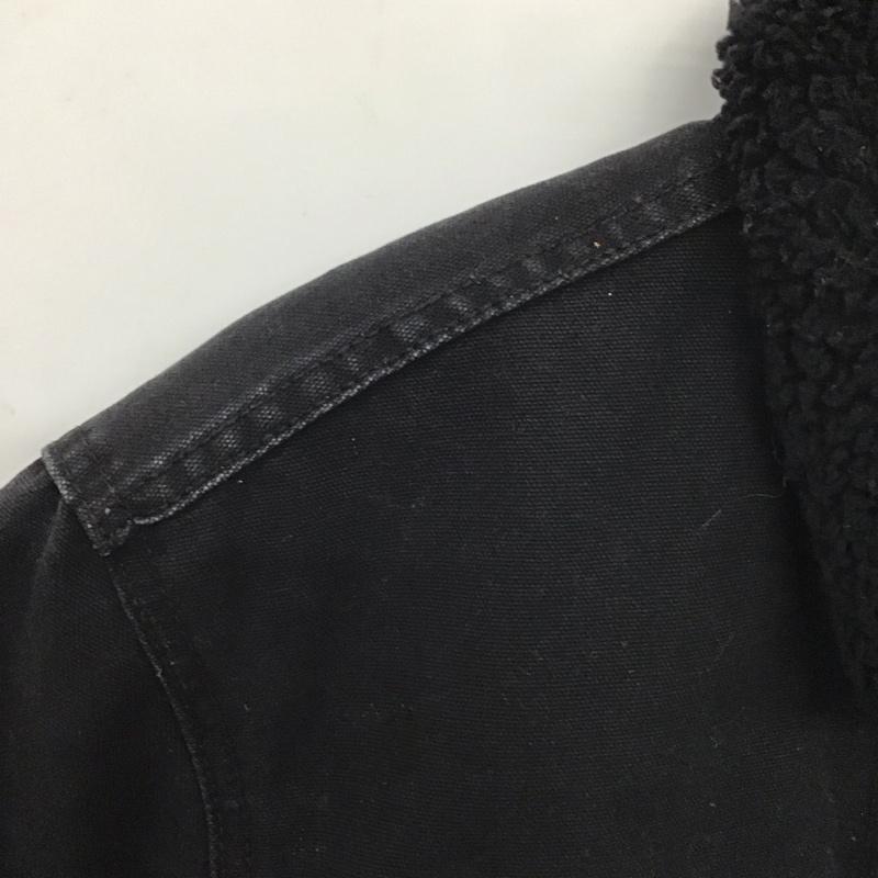 リーバイストラウスアンドコー Levi Strauss & co. ジャケット、上着 ジャケット、ブレザー デニムジャケット Gジャン アウター 裏地ボア S ロゴ、文字 黒 / ブラック /  メンズ USED 古着 中古 10139052