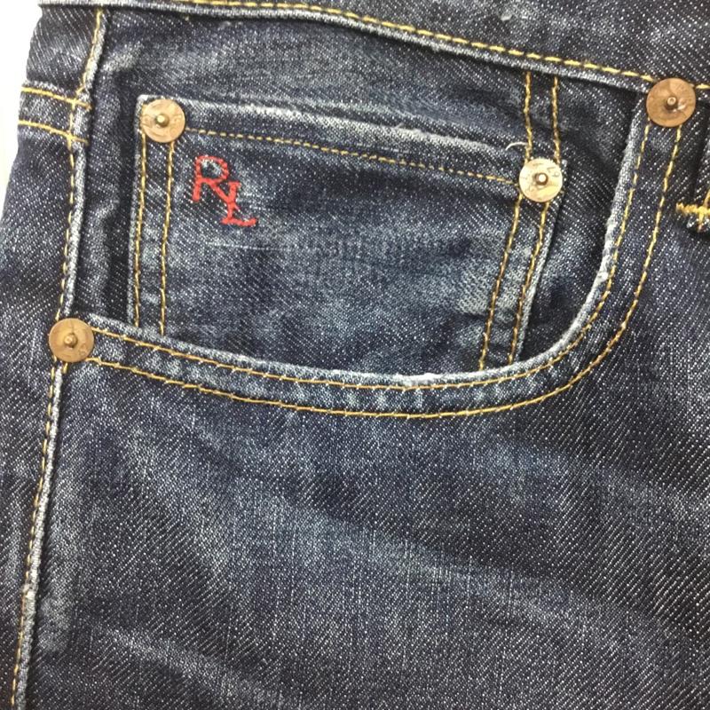ポロバイラルフローレン Polo by RALPH LAUREN パンツ デニム、ジーンズ デニムパンツ 34 無地 インディゴ / インディゴ /  メンズ USED 古着 中古 10115642