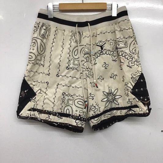 エアジョーダン AIR JORDAN パンツ ショートパンツ do4100-104 AirJordan TravisScott ペイズリーショートパンツ M プリント ベージュ / ベージュ /  メンズ USED 古着 中古 10145059