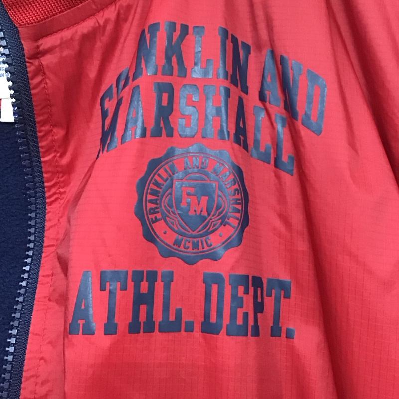 フランクリンマーシャル FRANKLIN&MARSHALL ジャケット、上着 ジャケット、ブレザー ジップアップジャケット ナイロンジャケット アウター L ロゴ、文字 赤 / レッド /  メンズ USED 古着 中古 10142911
