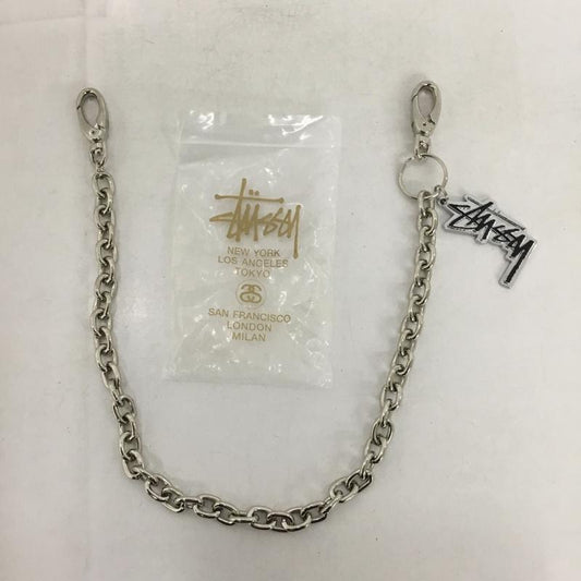 ステューシー STUSSY キーチェーン、ウォレットチェーン キーチェーン、ウォレットチェーン ロゴ、文字 銀 / シルバー /  メンズ USED 古着 中古 10146891