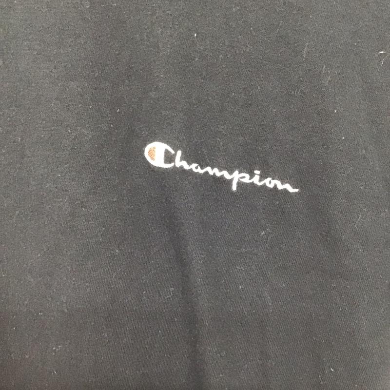 チャンピオン Campion Tシャツ 半袖 XL ロゴ、文字 黒 / ブラック /  メンズ USED 古着 中古 10142990