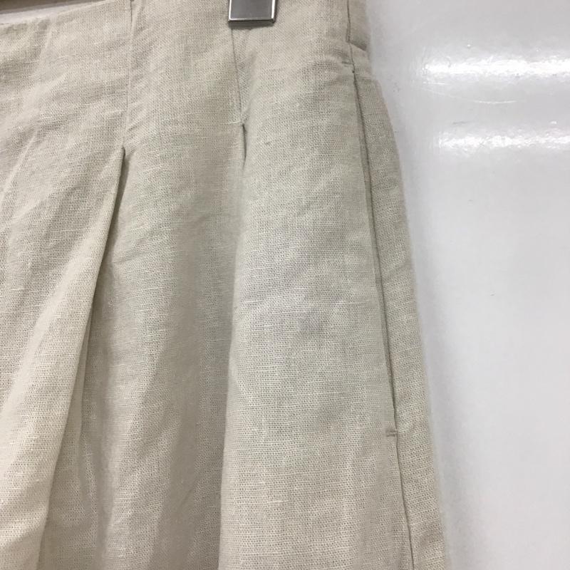 ニコアンド niko and... ボトムス ボトムス S212IL16AD ガウチョパンツ ワイドパンツ 3 無地 アイボリー / アイボリー /  レディース USED 古着 中古 10108567