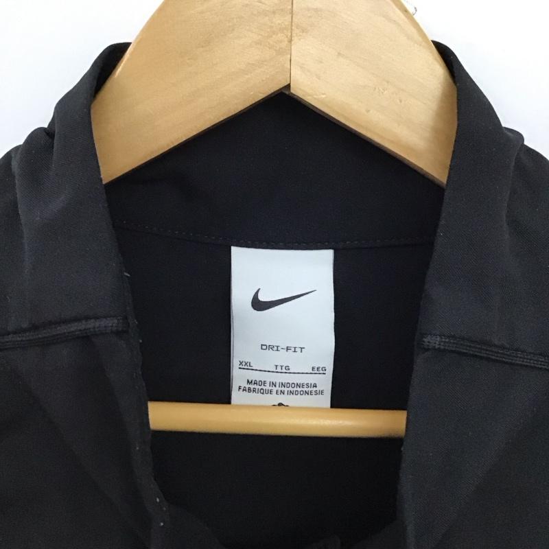 ナイキ NIKE ジャケット、上着 ジャンパー、ブルゾン dm6620-011 スポーツウェア ジャージ ジャケット チームウーブンジャケット XXL ロゴ、文字 黒 / ブラック /  メンズ USED 古着 中古 10150497