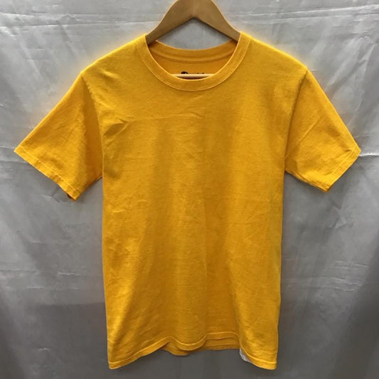 チャンピオン Champion Tシャツ 半袖 クルーネック S ワンポイント 橙 / オレンジ /  メンズ USED 古着 中古 10115548