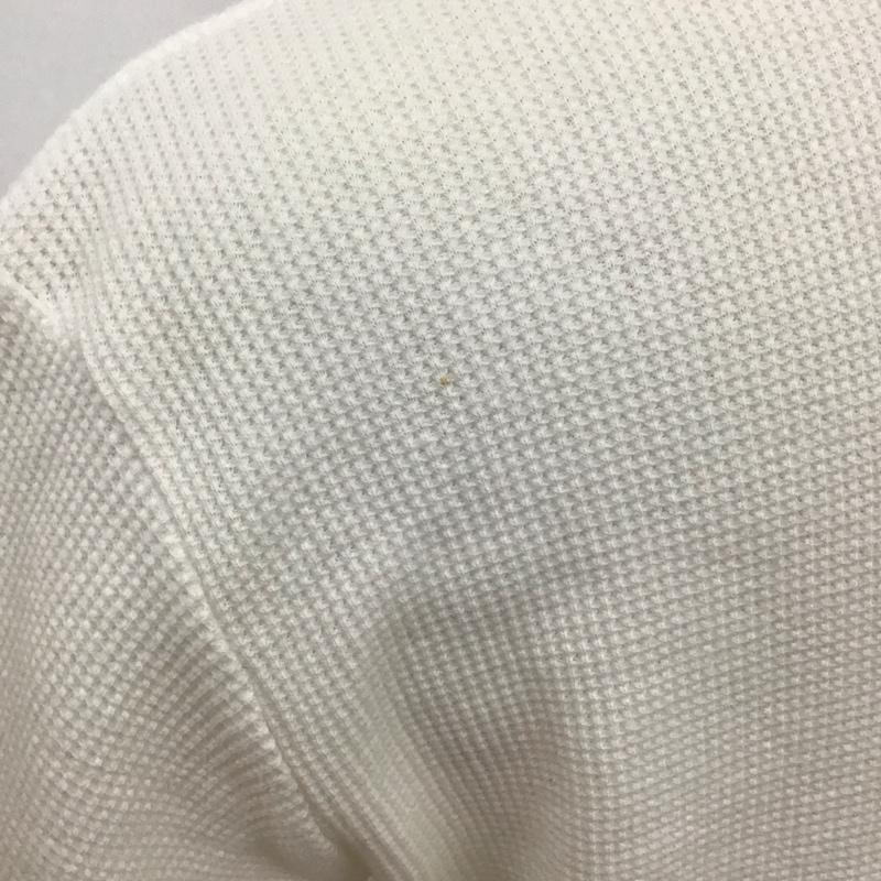 アヴィレックス AVIREX カットソー 半袖 半袖カットソー プリントTシャツ Vネックカットソー L ロゴ、文字 白 / ホワイト /  メンズ USED 古着 中古 10124163