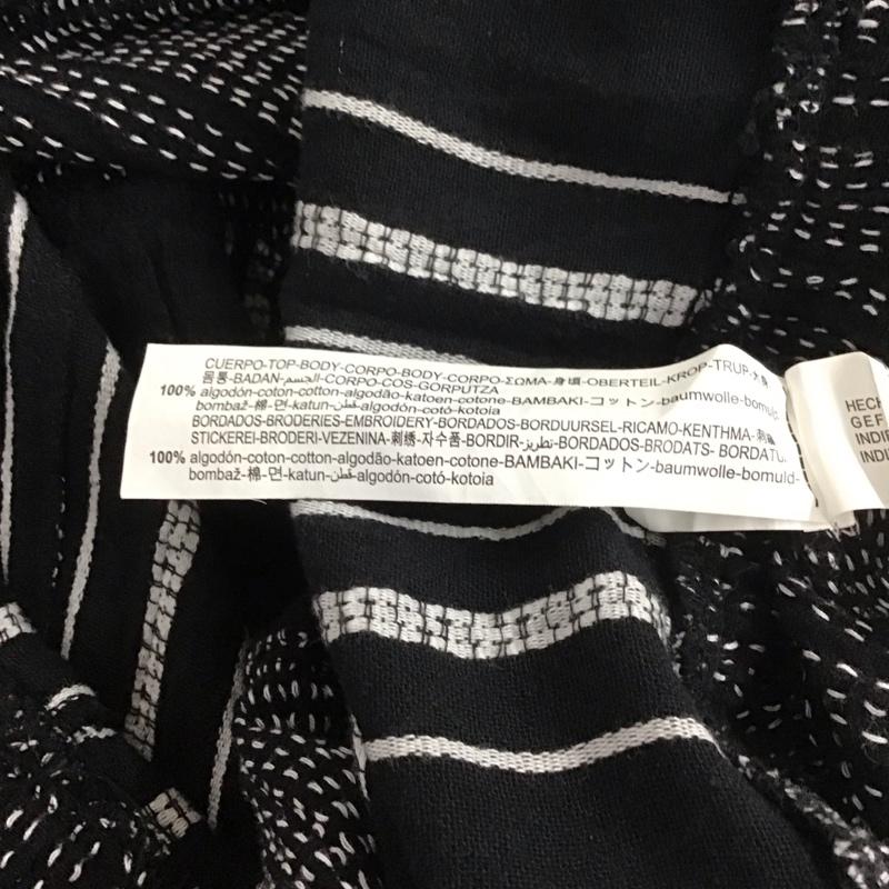 ザラ ZARA ワンピース ひざ丈スカート M  黒 / ブラック /  レディース USED 古着 中古 10139539