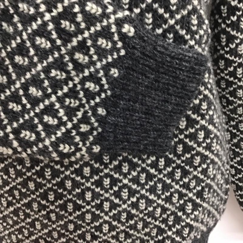 エルエルビーン L.L.Bean ニット、セーター 長袖 S  白 / ホワイト / X チャコールグレー / チャコールグレー /  メンズ USED 古着 中古 10111367