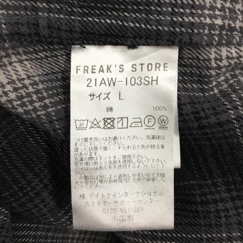 フリークスストア FREAK S STORE シャツ、ブラウス 長袖 長袖シャツ カラーシャツ ポケットシャツ 長袖カットソー チェックシャツ L チェック マルチカラー / マルチカラー /  メンズ USED 古着 中古 10120079