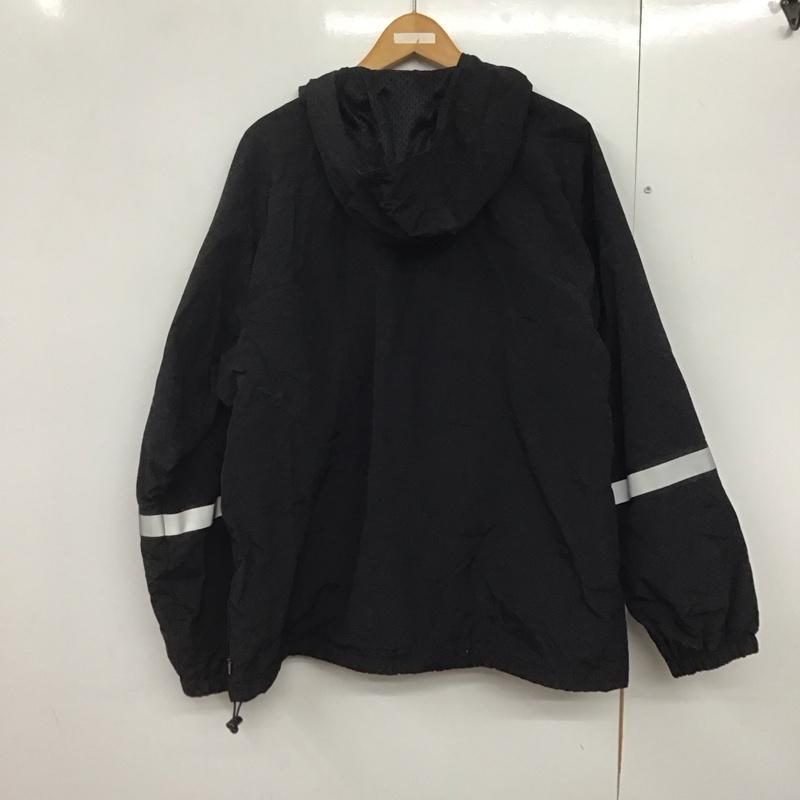 シュプリーム Supreme ジャケット、上着 ジャンパー、ブルゾン 18SS ReflectiveTapingHoodedPullover ナイロンジャケット M ロゴ、文字 黒 / ブラック /  メンズ USED 古着 中古 10141357