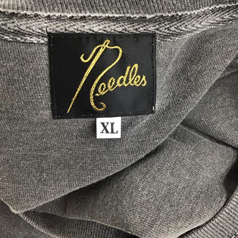 ニードルス Needles Tシャツ 半袖 XL 無地 チャコールグレー / チャコールグレー /  メンズ USED 古着 中古 10113978