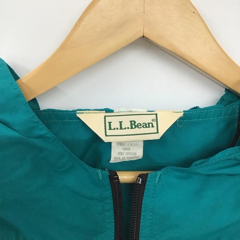 エルエルビーン L.L.Bean ジャケット、上着 ジャンパー、ブルゾン プルオーバージャケット アウター ジップアップネック スポーツウェア L 無地 マルチカラー / マルチカラー /  メンズ USED 古着 中古 10147376