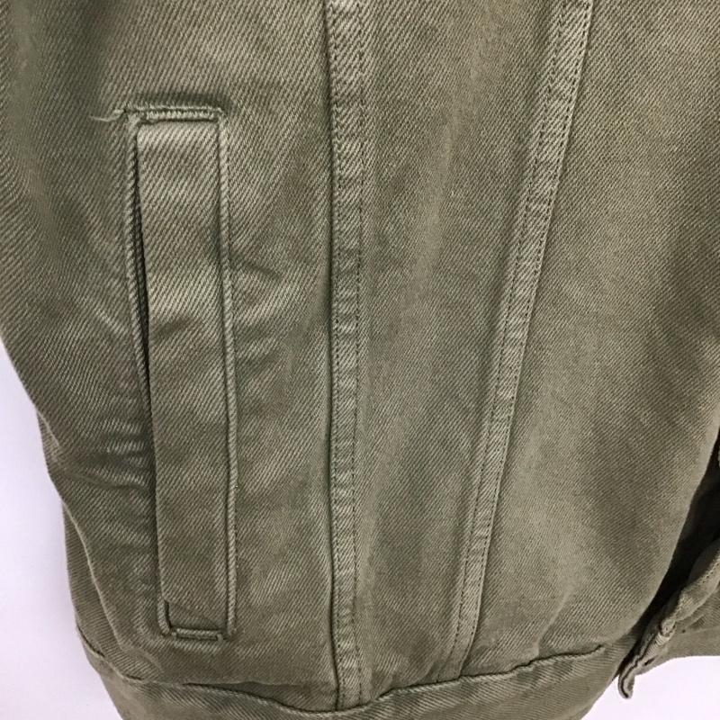 古着 USED ジャケット、上着 ジャケット、ブレザー カジュアルジャケット デニムジャケット アウター Gジャン L 無地 カーキ / カーキ /  メンズ USED 古着 中古 10131518