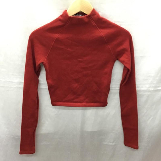 ザラ ZARA カットソー 長袖 4174/860/641 M 無地 赤 / レッド /  レディース USED 古着 中古 10121970