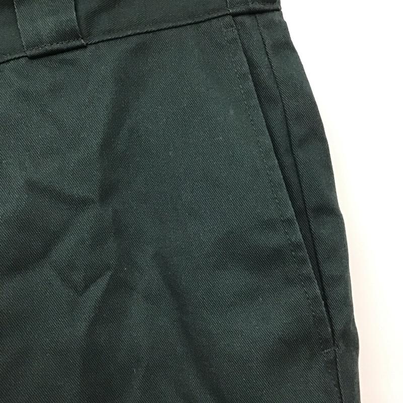 ディッキーズ Dickies パンツ ワークパンツ、ペインターパンツ ワークパンツ ワイドパンツ カジュアルパンツ 30インチ 無地 緑 / グリーン /  メンズ USED 古着 中古 10116403