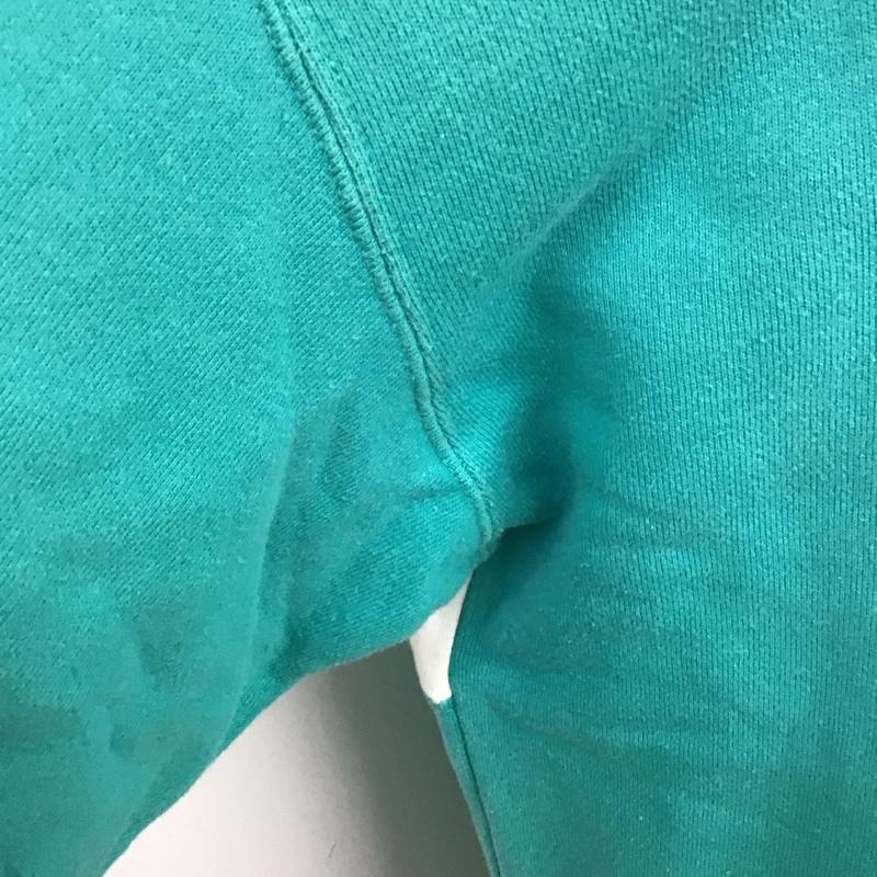 古着 USED トレーナー 長袖 スウェット LEYTON HOUSE ロゴ、文字 薄緑 / ライトグリーン /  メンズ USED 古着 中古 10118102