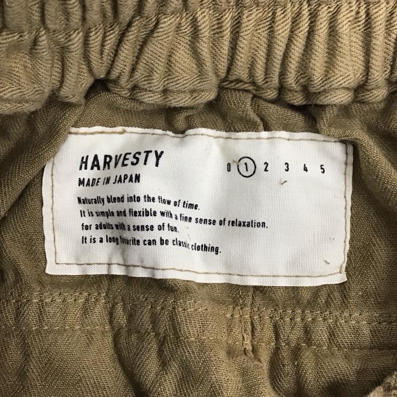 ハーベスティ HARVESTY パンツ チノパン A12112-1 サーカスパンツ 1 無地 ベージュ / ベージュ /  レディース USED 古着 中古 10123497