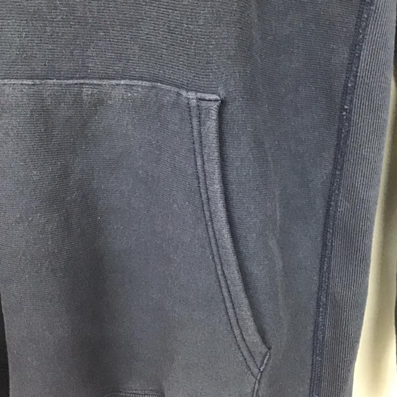 チャンピオン Champion パーカー 長袖 長袖パーカー プルオーバーパーカー スウェット XLARGE L ロゴ、文字 紺 / ネイビー /  メンズ USED 古着 中古 10140141
