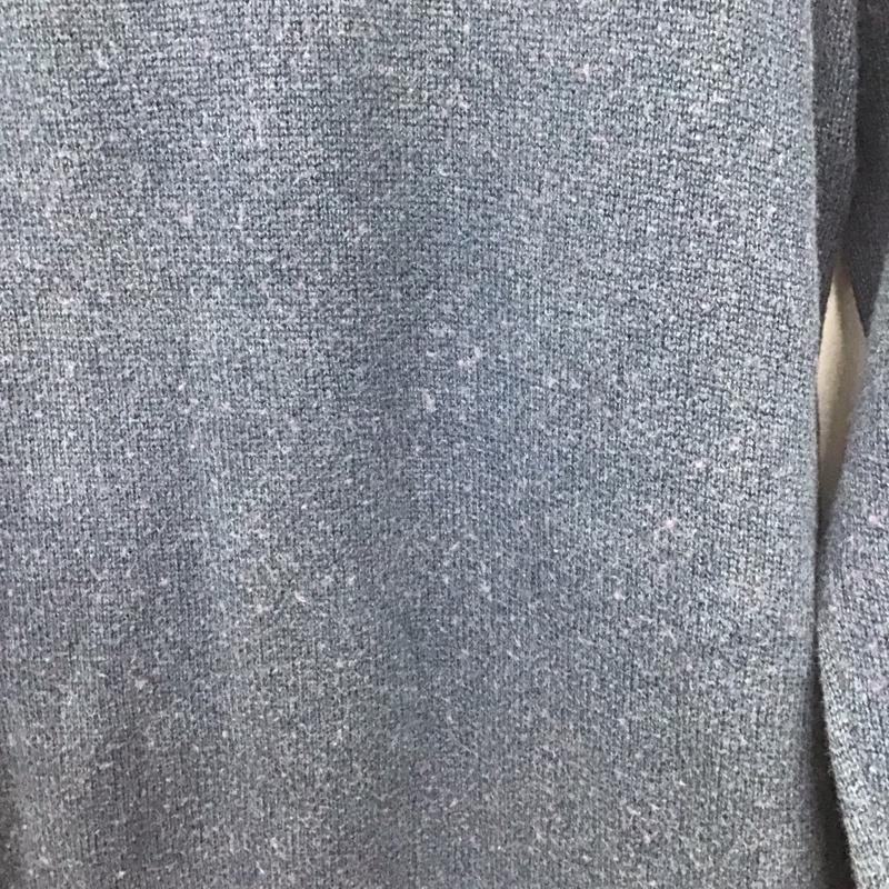 ザノースフェイス THE NORTH FACE ニット、セーター 長袖 at40762 長袖ニット セーター XL ロゴ、文字 紺 / ネイビー /  メンズ USED 古着 中古 10146973