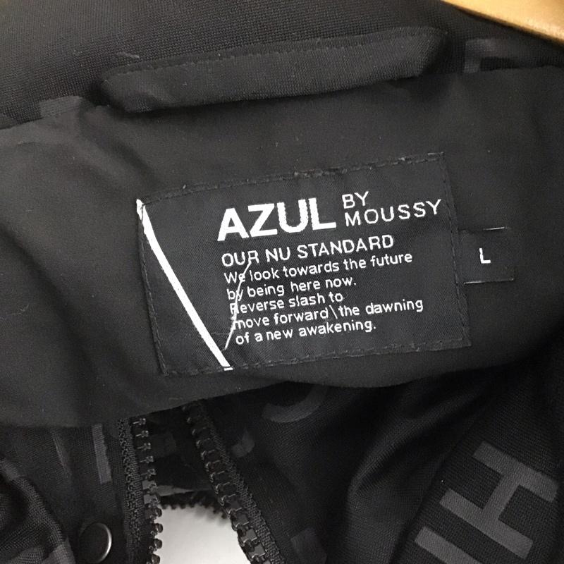 アズールバイマウジー AZUL BY MOUSSY ジャケット、上着 ジャンパー、ブルゾン 251GAC30-092I B-HEATティンバーウルフプリント中綿ブルゾン L 総柄 黒 / ブラック /  メンズ USED 古着 中古 10144089