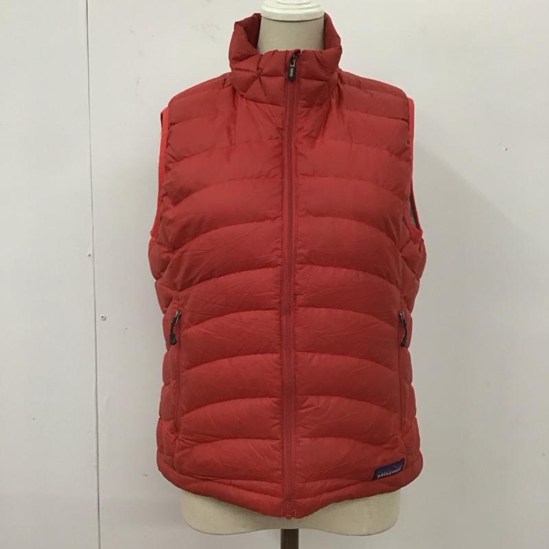 パタゴニア patagonia ベスト ベスト 84626F8 ダウンベスト ジップアップジャケット アウター S 無地 赤 / レッド /  レディース USED 古着 中古 10109945