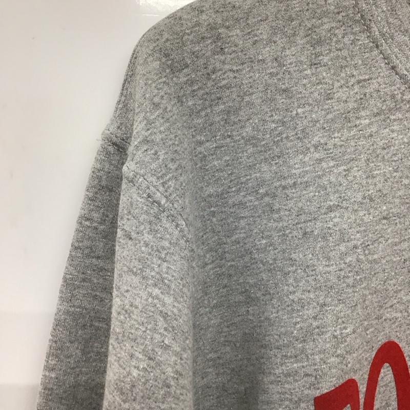 ギルダン GILDAN トレーナー 長袖 長袖トレーナー スウェット クルーネック プルオーバー S ロゴ、文字 灰 / グレー /  レディース USED 古着 中古 10142496