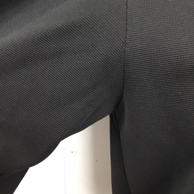 インデックス index カットソー 七分袖 C58-14226 リップルバックボタントップス M 無地 黒 / ブラック /  レディース USED 古着 中古 10118827