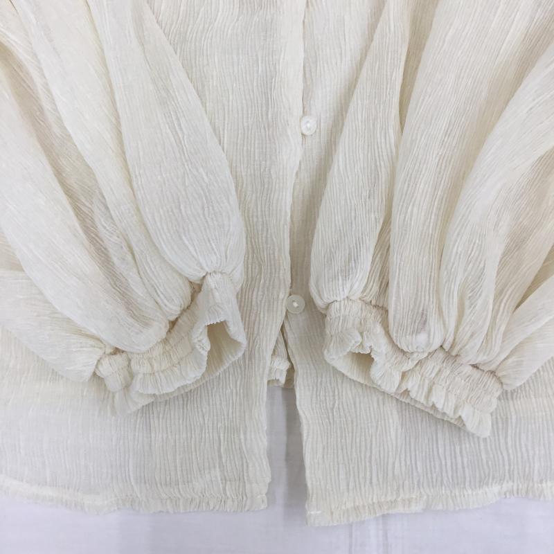 フリーズマート FREE S MART シャツ、ブラウス 長袖 FREE 無地 アイボリー / アイボリー /  レディース USED 古着 中古 10141330