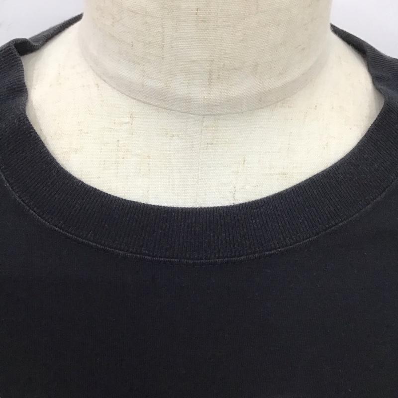 チャレンジャー CHALLENGER Tシャツ 半袖 半袖カットソー プリントTシャツ クルーネックカットソー XL ロゴ、文字 黒 / ブラック /  メンズ USED 古着 中古 10113154