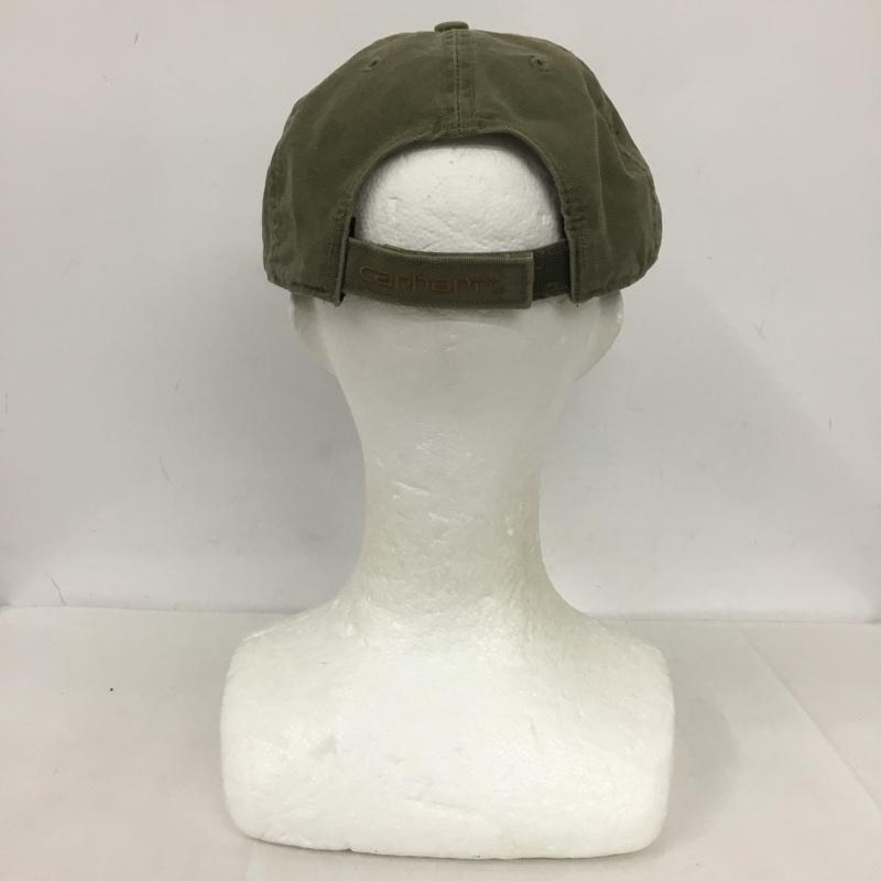 カーハート Carhartt 帽子 キャップ 100289 301 ODESSA CAP ロゴ、文字 カーキ / カーキ /  メンズ USED 古着 中古 10124615