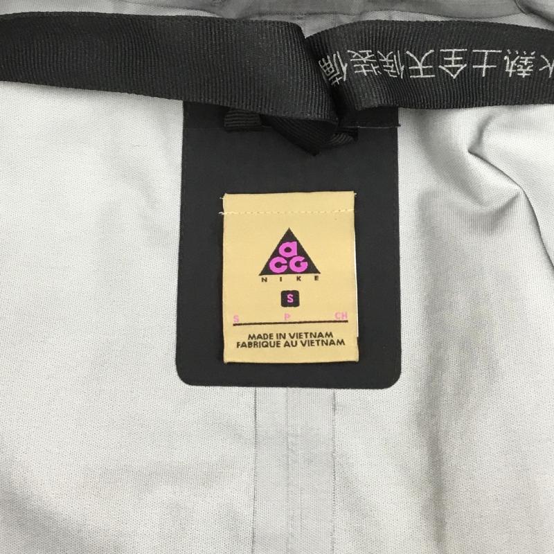 ナイキ エィシージー NIKE ACG コート コート一般 NIKE ACG GORE-TEX COAT S ロゴ、文字 黒 / ブラック / X 薄緑 / ライトグリーン /  レディース USED 古着 中古 10124747
