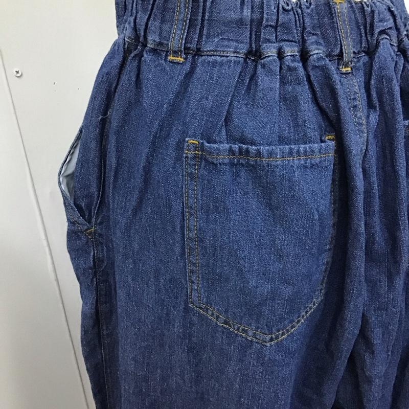 サマンサモスモス Samansa Mos2 パンツ デニム、ジーンズ 1406358 デニムスラウチパンツ タグ付き FREE 無地 青 / ブルー /  レディース USED 古着 中古 10123052
