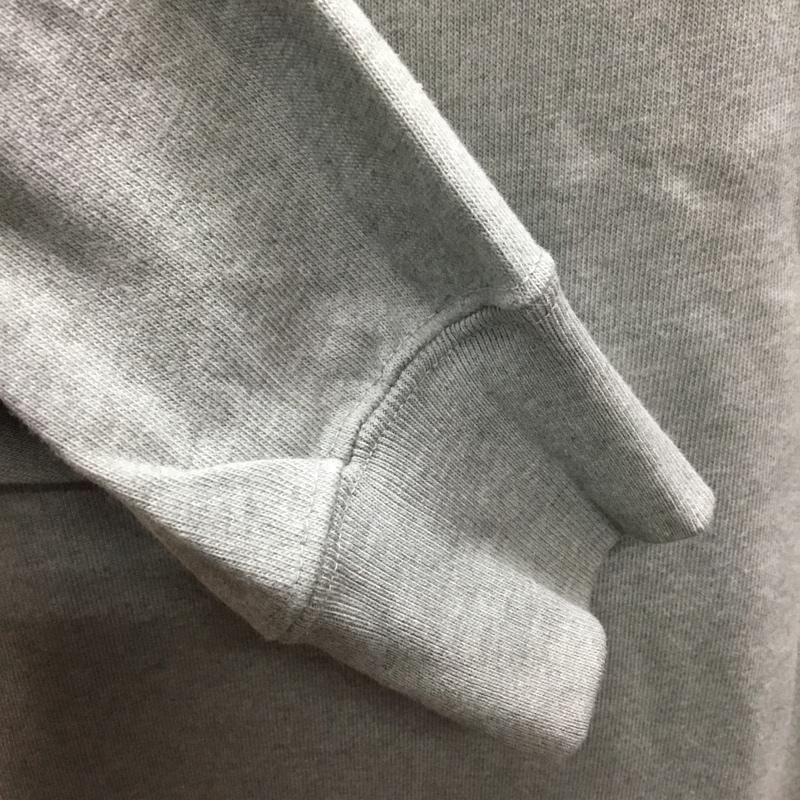 チャンピオン Champion カットソー 長袖 長袖カットソー クルーネックカットソー ロングスリーブカットソー プリントTシャツ L ロゴ、文字 灰 / グレー /  メンズ USED 古着 中古 10114112