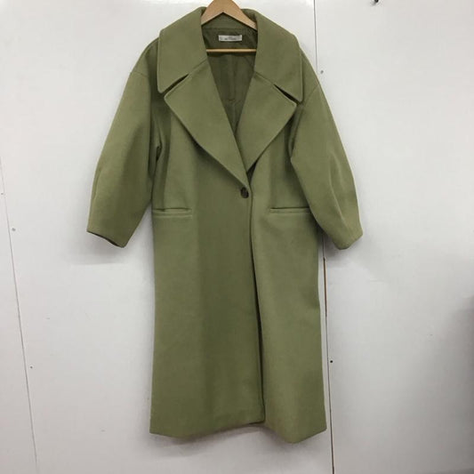 レイカズン Ray Cassin コート コート一般 ロングコート カラージャケット アウター FREE 無地 カーキ / カーキ /  レディース USED 古着 中古 10141307