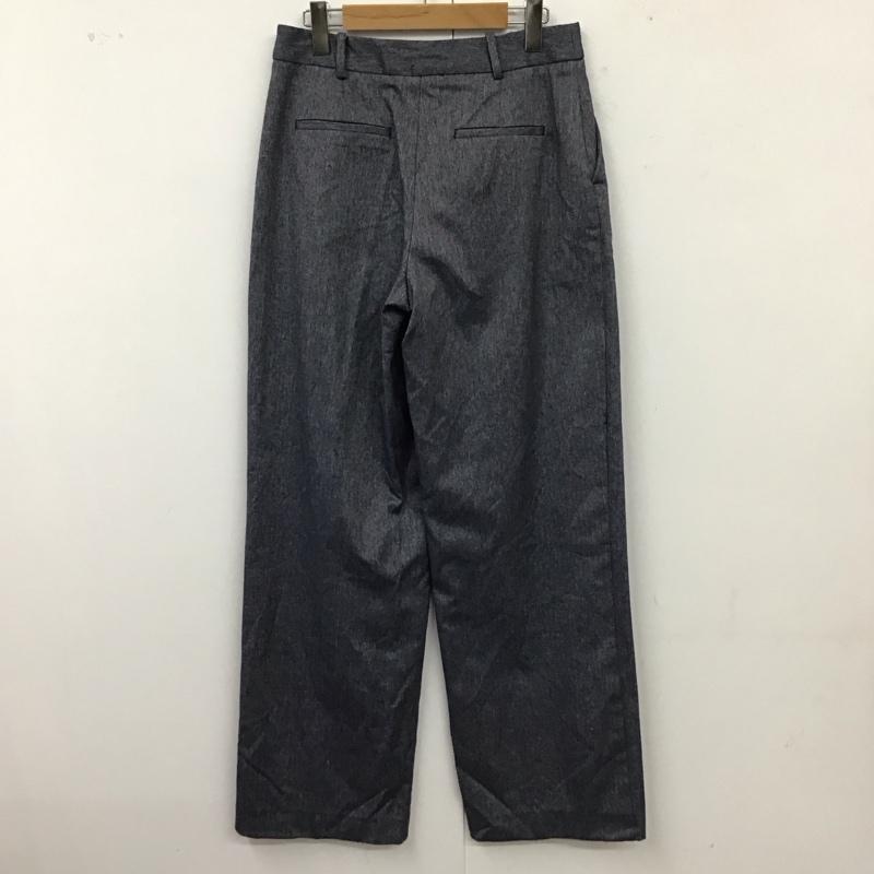 ザラ ZARA パンツ スラックス スラックスパンツ ワイドパンツ カジュアルパンツ S 無地 インディゴ / インディゴ /  レディース USED 古着 中古 10117997