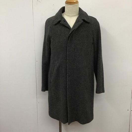 ハレ HARE コート コート一般 ロングコート ロングジャケット カラージャケット アウター S 無地 灰 / グレー /  メンズ USED 古着 中古 10123950