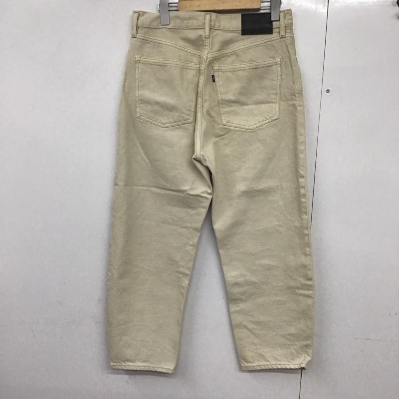 リーバイスメイドアンドクラフテッド Levi s Made & Crafted パンツ デニム、ジーンズ デニムパンツ ワイドパンツ カジュアルパンツ 27インチ 無地 白 / ホワイト /  メンズ USED 古着 中古 10143196