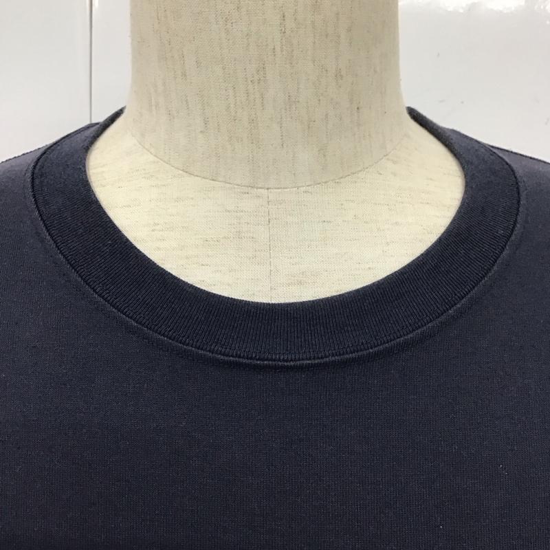 ザノースフェイス THE NORTH FACE Tシャツ 半袖 NT32349 半袖Tシャツ 半袖カットソー プリントTシャツ XL ロゴ、文字 紺 / ネイビー /  メンズ USED 古着 中古 10109771